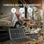 150Wh/40800mAh Portable Power Station, JOYZIS Solar Generator with 110V AC Outlet/4 DC Ports/4 USB Ports, Backup Battery Pack Power Supply for Outdoor Advanture Load Trip Camping