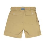 Mossy Oak Men’s Standard XTR Fishing Quick Dry, Hiking Shorts, Pale Khaki, Large
