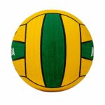 Mikasa W5000GRE Competition Game Ball, Green/Yellow, Size 5