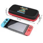 Boating Drinking Weekend Forecast Captain Carrying Case for Nintendo Switch Hard Shell Cover w/20 Game Card Slots