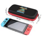 Boating Drinking Weekend Forecast Captain Carrying Case for Nintendo Switch Hard Shell Cover w/20 Game Card Slots