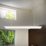 VONN VMC31610AL Atria 33″, Adjustable Suspension Fixture, Modern Lighting LED Linear Chandelier, 32.5″L x 6.25″W x 120″ (5″) H, Silver