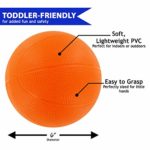 Toddler & Little Kids Replacement Basketball – for Little Tikes EasyScore Basketball Hoop (2 Count, Orange)
