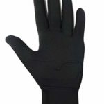 Figure Skating Gloves For Competition and Practice with Gel Wrist Protection (Small, Black)