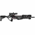 Barnett Archery TS380 Crossbow | Elite Crossbow with Enhanced Safety Features, Scope, Arrows & Quiver, Digital Gray