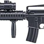 Airsoft Guns Starter Bundle Package 2 Electric Semi/Full Auto Airsoft Rifles 2 Airsoft Spring Pistol with 5000 Bulldog Airsoft BBS 6mm