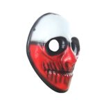 flowmash Halloween Mask, Payday 2 Theme Game Mask for Horror Cosplay Party, Fencing, War-Game, Costume Play and More