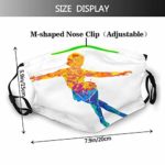 Fillter Cloth For,Figure Skating,Reusable Windproof Cloth Half Face Double Protection