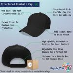 Speedy Pros Baseball Cap Pool Cues Embroidery Sports Billiards Acrylic Hats for Men & Women Strap Closure Black Design Only