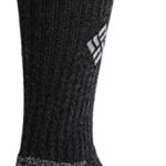 Columbia Men’s 4 Pack Moisture Control Ribbed Crew, Assorted, Sock Size: 6 -12