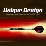 IgnatGames Steel Tip Darts Set – Professional Darts with Stylish Case and Darts Guide, Darts Steel Tip Set with Aluminum Shafts + Rubber O’Rings + Extra Flights + Darts Sharpener and Wrench