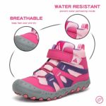 Mishansha Kids Water Resistant Hiking Boots, Boys Girls Anti Collision Anti-Skid Athletic Outdoor Ankle Adventure Trekking Shoes