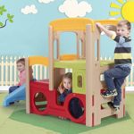 Simplay3 Young Explorers Adventure Climber – Indoor Outdoor Crawl Climb Drive Slide, Year-Round Playset for Children