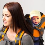 Premium Baby Backpack Carrier for Hiking with Kids – Carry Your Toddler Ergonomically (Orange/Grey)…