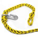 Airhead Watersports Heavy Duty Tow Harness | 4 Rider – 16 Feet, Yellow and Black, 192 inches