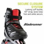 Bladerunner by Rollerblade Advantage Pro XT Men’s Adult Fitness Inline Skate, Black and Red, Inline Skates ,10