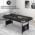 Fat Cat by GLD PRODUCTS Trueshot 6 Ft. Pool Table | Folding Legs for Storage | 64-6035 model