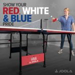JOOLA Indoor 15mm Ping Pong Table with Quick Clamp Ping Pong Net Set – Single Player Playback Mode – Regulation Size Table Tennis Table – Compact Storage Ping Pong Table