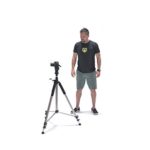 Glide Gear TST 100 Very Tall Sports Soccer Real Estate 120″ Video Camera Photography 10 FT Tripod Stand