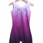 Zaclotre Kid Girls Gymnastic Leotard Sparkly Shiny Diamond Ballet Dance One Piece Outfit
