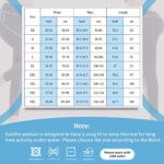 Women’s Wetsuit Pants, 2mm Surfing Leggings Keep Warm for Diving Surfing Swimming Snorkeling Scuba Pants, SS004 (Black/Blue, M)