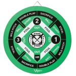 Viper Double Play 2-in-1 Baseball Dartboard with Darts