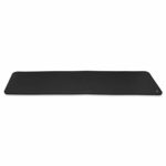 Amazon Basics Extra Thick Exercise Yoga Gym Floor Mat with Carrying Strap – 74 x 24 x .5 Inches, Black