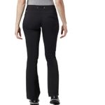 Columbia Women’s Standard Anytime Outdoor Boot Cut Pant, Black, 10 Short