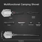 Survival Shovel,Tactical Shovel,180°Foldable Storage Portable Shovel,28” Multifunctional Military Shovel for Backpacking,Hiking,Emergency,Camping