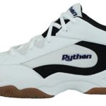 Python Wide (EE) Width Indoor Mid Racquetball (Squash, Indoor Pickleball, Badminton, Volleyball) Shoe (White; Size 10.5)