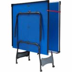 Schmidt Foldable 4 Piece Table Tennis Ping Pong Play | Official Tournament Size 9′ x 5′ | with Net Posts Paddles 2 Ball | Quick Setup Heavy Duty Sturdy Durable | Playback Mode Suit Indoor Home