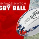 Pro Impact Match Rugby Ball – Professional Grade Ball, Heavy Duty & Durable – Ideal for Long Matches & Gameplay (White, Size 5)