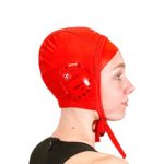 KAP SEVEN Turbo No Number Water Polo Practice Cap (Red)