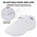 Smapavic Cheer Shoes for Youth Girls White Cheerleading Athletic Dance Shoes  Tennis Sneakers for Competition Sport Training 3 Big Kid