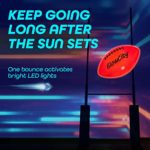 GlowCity Glow in the Dark Football – Light Up, Youth Size Footballs for Kids – LED Lights and Pre-Installed Batteries Included?