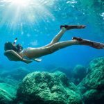 Tongtai Snorkeling Gear for Adults with Fins Mask Snorkel:Dry Top Snorkles Adults Set | Panoramic View Diving Mask&Snorkel Set | Adult Snorkel Mask for Women Men for Swimming