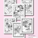 Cheerleading Coloring Book: Cheerleader coloring for girls