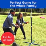 Giggle N Go Yard Games for Adults and Kids – Outdoor Polish Horseshoes Game Set for Backyard and Lawn with Frisbee, Bottle Stands, Poles and Storage Bag?