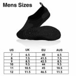 Water Gear Mens Water Shoes – Swimming and Snorkeling – Non-Slip Technology for Foot Safety – Comfortable and Secure Fitting – Black Size 12