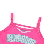 Girls Cheerleader Costume Cheerleading Outfit Fancy Dress for Halloween Party Birthday Pink 7-8Years