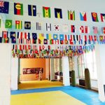 MF2FLAY 100 Countries String Flags, 82 Feet International Bunting Banner, 8.2” x 5.5” Olympic World Pennants for Bar, Sports Clubs,Party Events