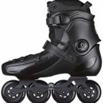 FR Skates FR1 Black 80 2019 Inline Skates for Freeride, Slalom, City Skating. Popular French Brand (M US 10 / EU43)