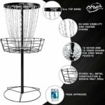 MVP Black Hole Lite 24-Chain Disc Golf Basket Target