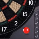 WIN.MAX Electronic Soft Tip Dartboard Set with Cabinet, 12 Darts LED Display