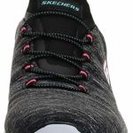 Skechers womens Summits-quick Getaway Sneaker, Black, 7.5 US