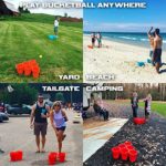 Bucket Ball – Beach Edition Combo Pack – Ultimate Beach, Pool, Yard, Camping, Tailgate, BBQ, Lawn, Water, Indoor, Outdoor Game – Best Gift Toy for Adults, Boys, Girls, Teens, Family