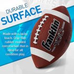 Franklin Sports Junior Football – Grip-Rite 100 – Kids Junior Size Rubber Football – Youth Football – Durable Outdoor Rubber Football – Classic Brown