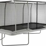 Upper Bounce Rectangle Trampoline Set with Premium Top-Ring Enclosure System – Outdoor Trampoline – Gymnastics Rectangular Trampoline for Kids – Adults – Supports Upto 500 lbs.(9 x 15 FT, Beige/Black)