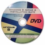 Recovery, Repair & Re-install disc compatible with Win 8 32/64 bit