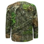 Mossy Oak Men’s Standard Hunting Shirt Camo Clothes Long Sleeve, Obsession, Large